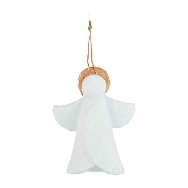 Angel Papier Mache Ornament | Mud Pie