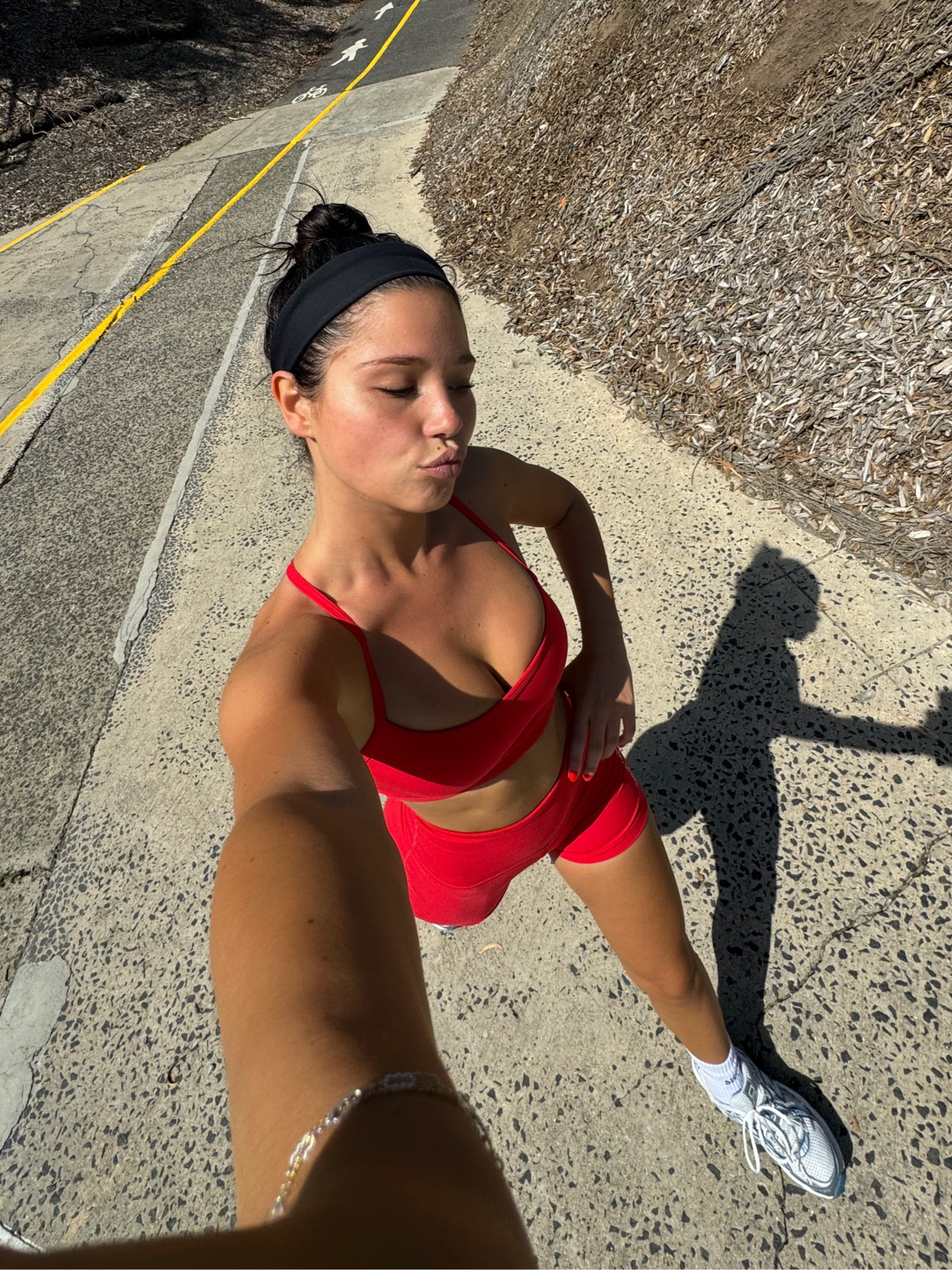 I love a matching set on my hot girl walk. And how nice is this RED!!! 

#LTKaustralia #LTKsummer