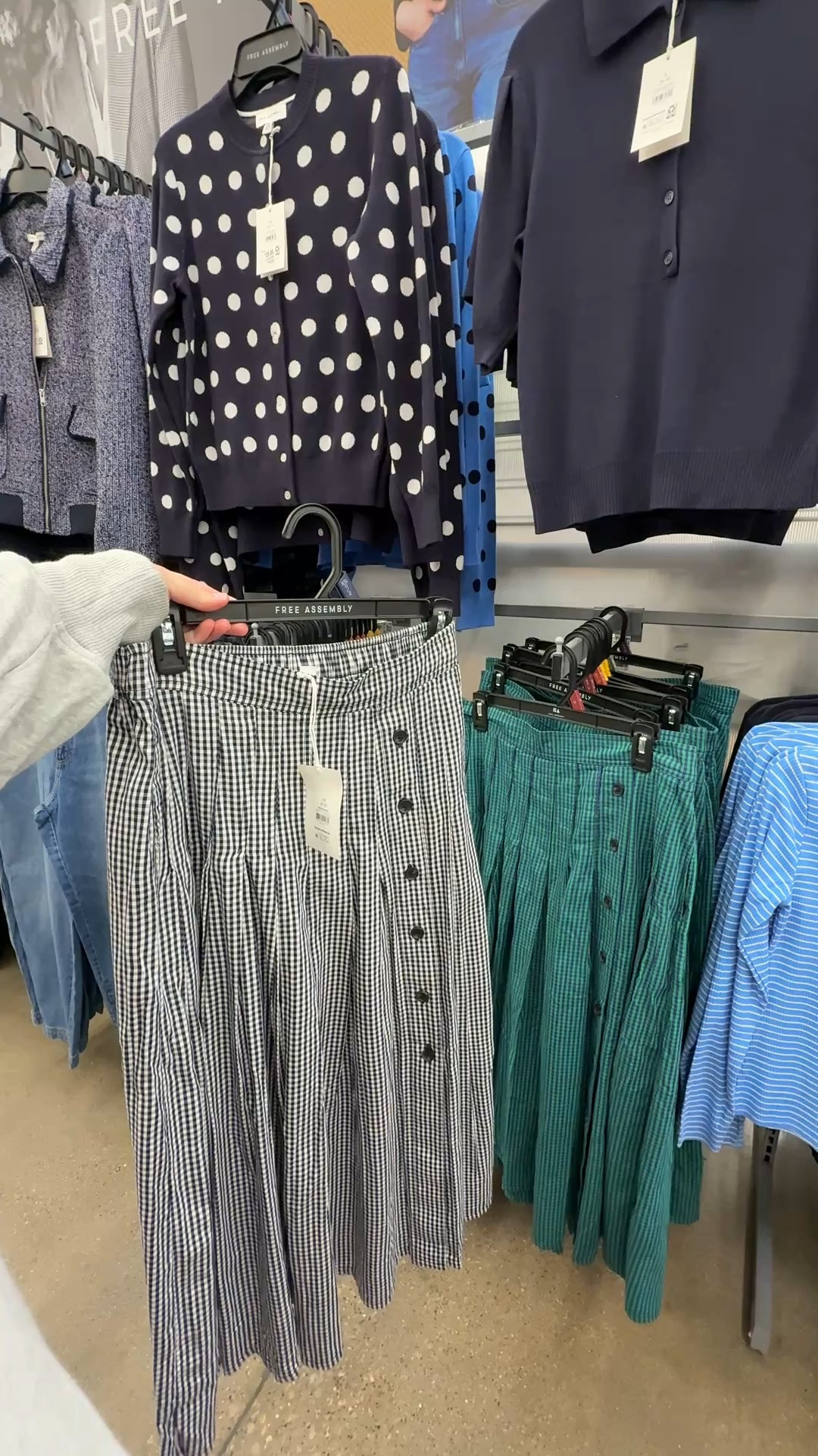 This skirt from Walmart in the free assembly collection that just came out is so good and comes in multiple colors! 
