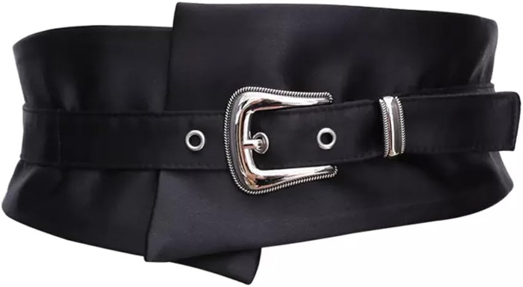 Wide Elastic Waist Belt for Women Fashion Stretch Corset Cinch Waistband Waspie Belt with Buckle | Amazon (US)