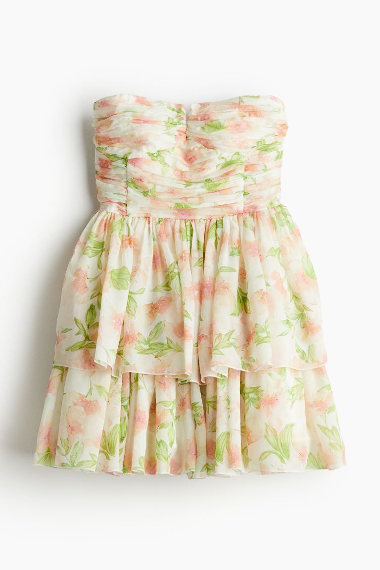 Bandeau Dress with Flared Skirt | H&M (US + CA)
