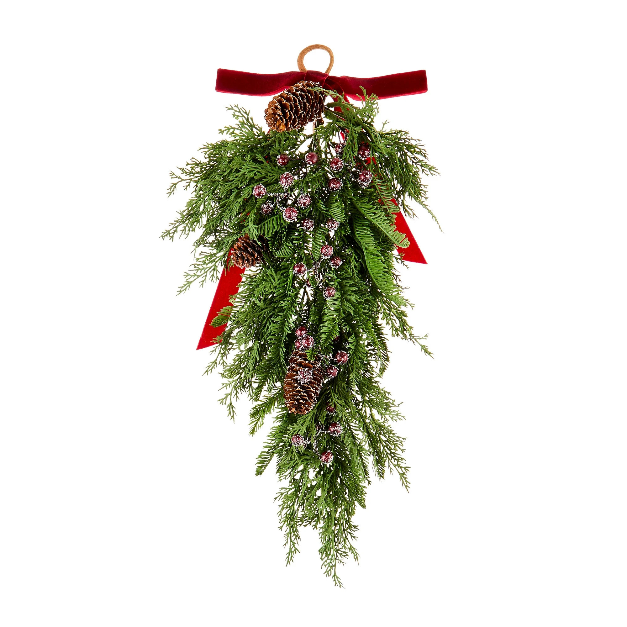 My Texas House Christmas Door Swag Wreath, 10x24" | Walmart (US)