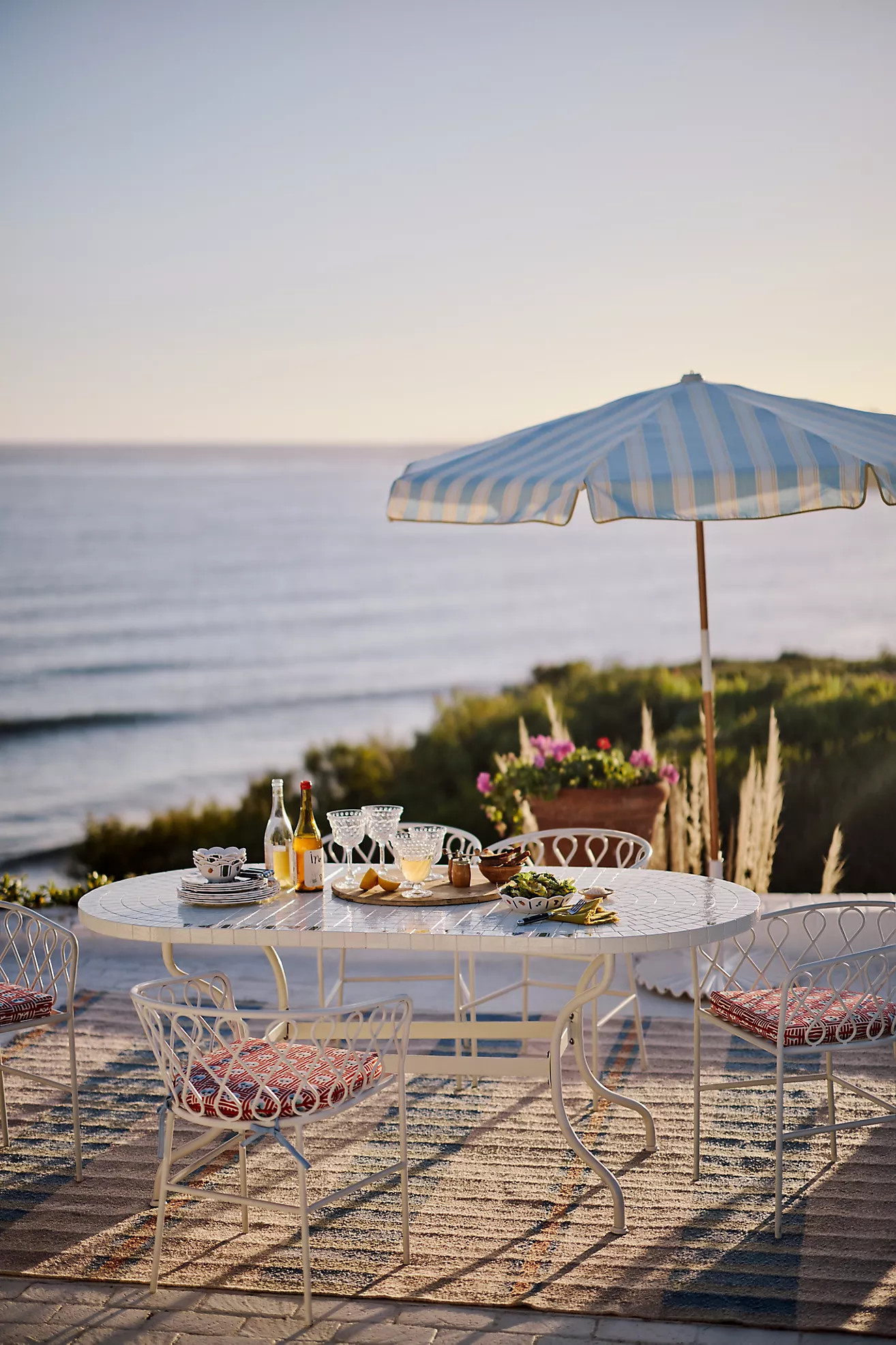 Business & Pleasure Co. The Amalfi Beach Umbrella | Anthropologie (US)