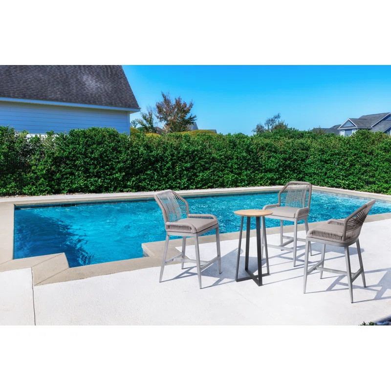 Lamontagne Counter Stool with Metal Frame | Wayfair North America