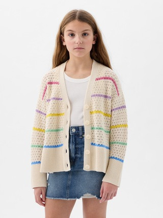 Kids Pointelle Cardigan | Gap (US)