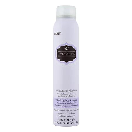 Hask Volumizing Dry Shampoo Chia Seed, 6.3 FL. OZ, Net Weight 4.3 OZ. | Walmart (US)