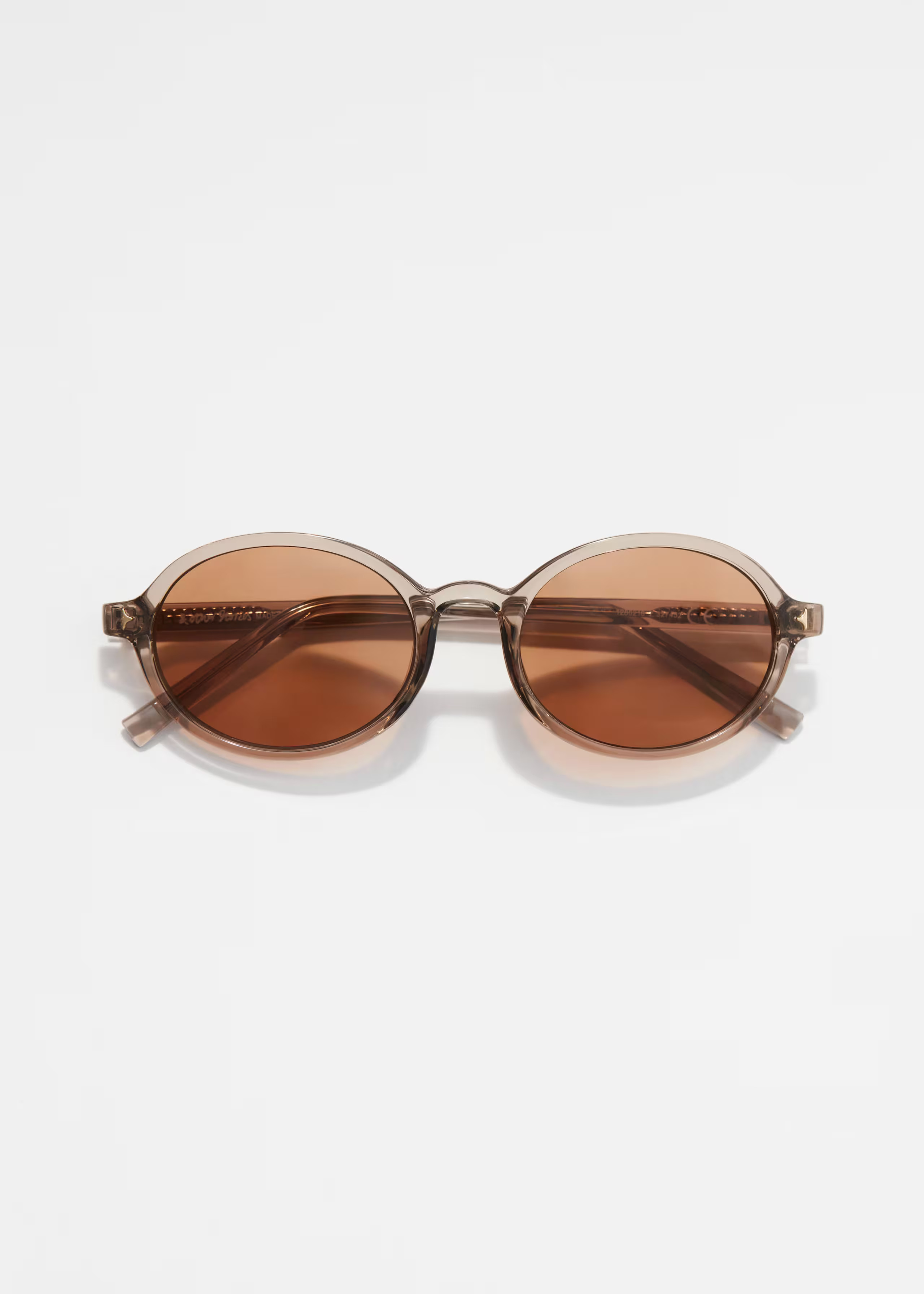 Oval-Frame Sunglasses - Greige/Brown - & Other Stories GB | & Other Stories UK
