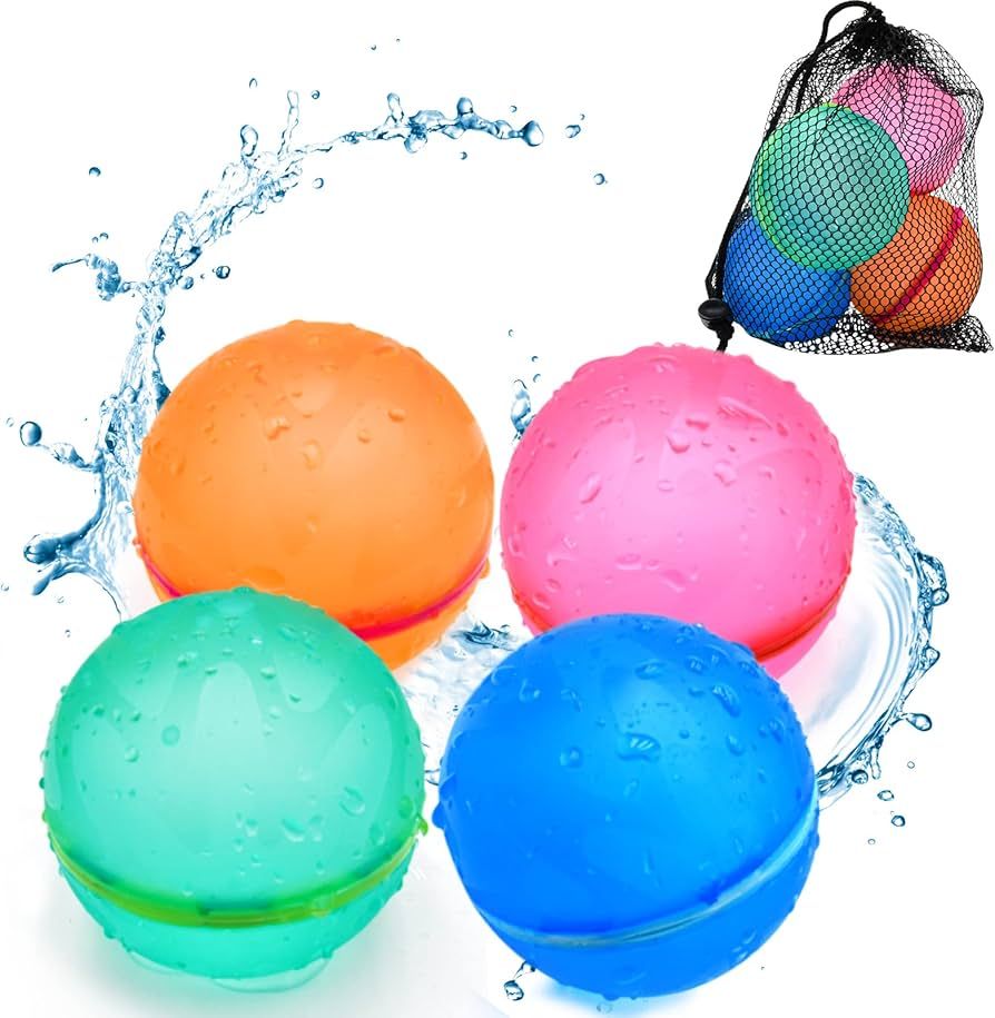 SOPPYCID Reusable Water Bomb balloons, Summer Toy Water Toy for Boys and Girls, Pool Beach Toys f... | Amazon (US)