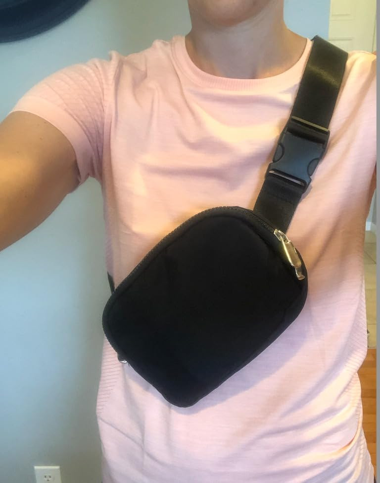 Fanny Packs for Women Men, Crossbody Belt Bag with Adjustable Strap Waist Pack for Running Travel... | Amazon (US)