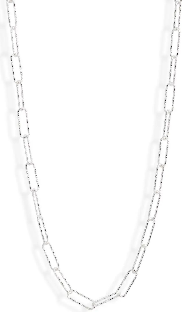 Alta Textured Chain Link Necklace | Nordstrom