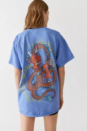 Dragon Graphic T-Shirt Dress | Urban Outfitters (US and RoW)