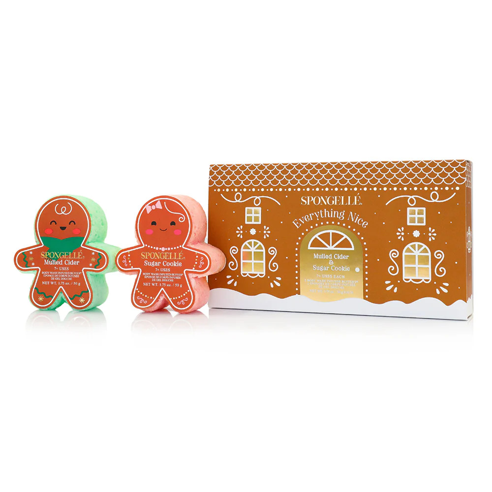 Everything Nice | Holiday Gingerbread Gift Set | Spongelle