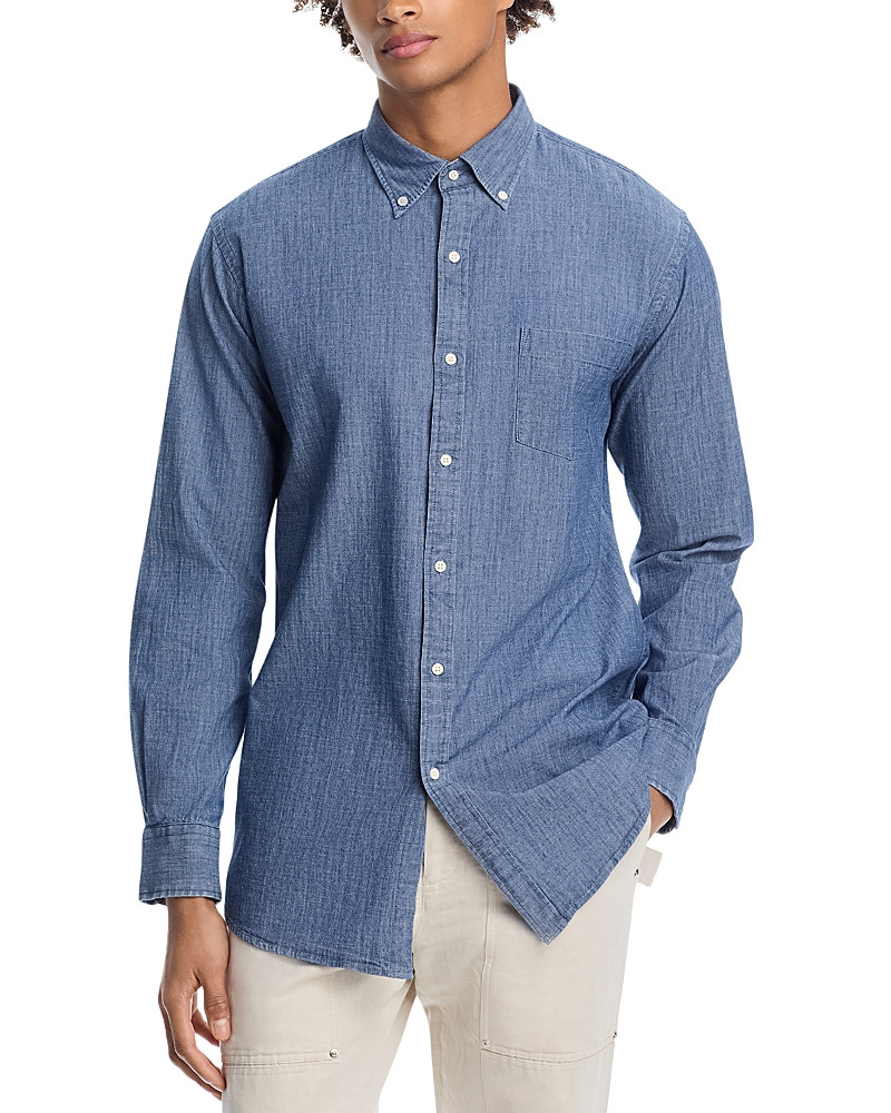 Peter Millar Tamworth Chambray Cotton Stretch Sport Shirt | Bloomingdale's (US)