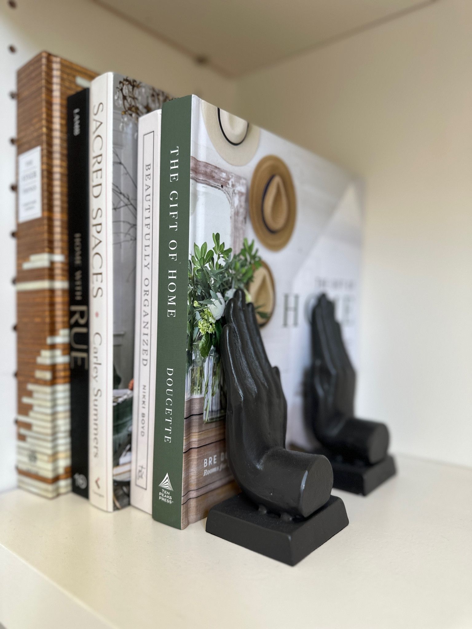Book decor for my shelves! I absolutely love the way this looks. 

