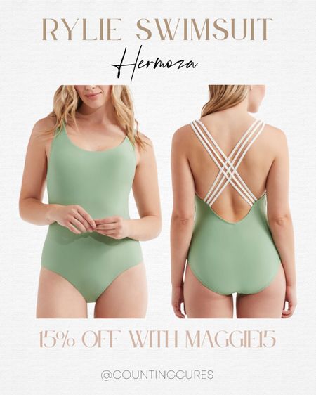 I just love the crisscrossed macrame back detail on this swimsuit from Hermoza! Use my code MAGGIE15 for a 15% discount!
#swimwear #resortwear #summerready #onsalenow 

#LTKsalealert #LTKswim #LTKstyletip