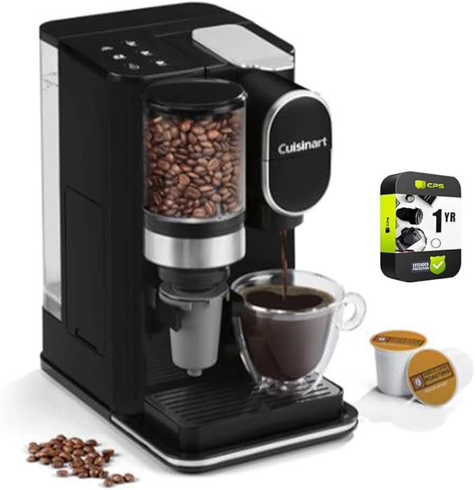 Cuisinart DGB-2 Grind and Brew Single-Serve Coffeemaker Bundle with 1 YR CPS Enhanced Protection ... | Amazon (US)