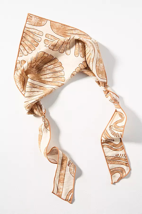 Shell Printed Hair Scarf | Anthropologie (US)