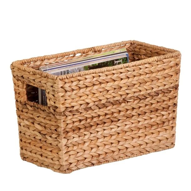 Honey-Can-Do Water Hyacinth Storage Basket, Natural, 15.5 x 5 x 10 inches | Walmart (US)