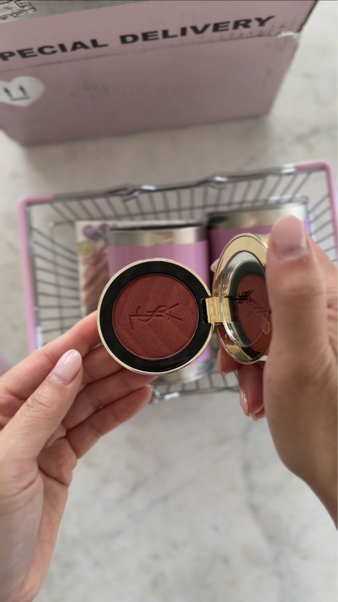 The cutest @yslbeauty special delivery!  💖

#LTKmorningroutine #LTKBeauty #LTKgrwm