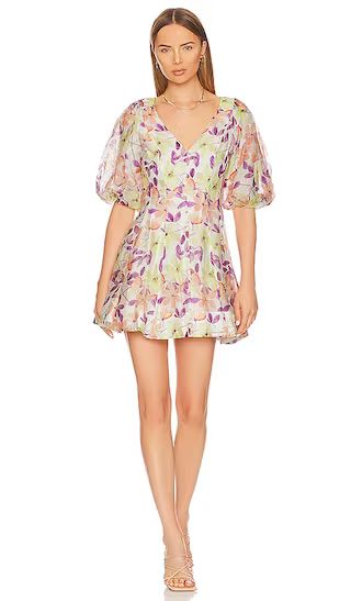 Fleur Mini Dress in Bold Floral | Revolve Clothing (Global)