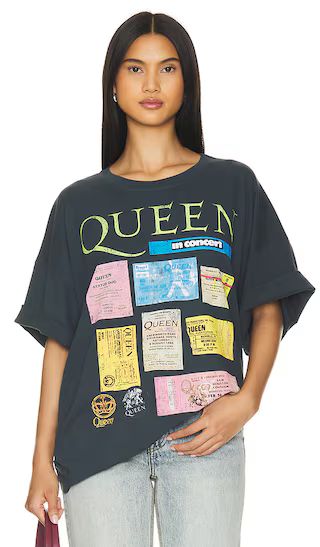 Queen Ticket Collage Tee in Vintage Black | Revolve Clothing (Global)
