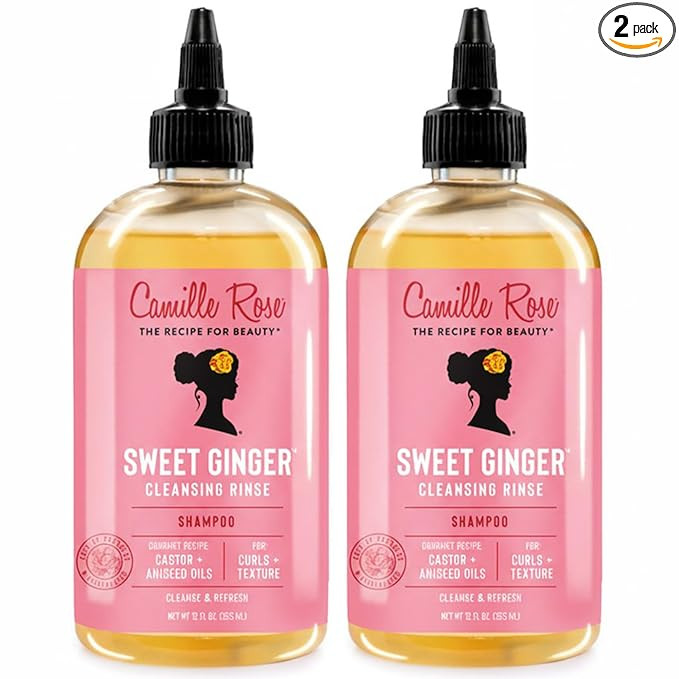 Amazon.com: Camille Rose Cleansing Rinse 2-Pack, Sweet Ginger, Anise & Lemon Peel – Lightweight... | Amazon (US)
