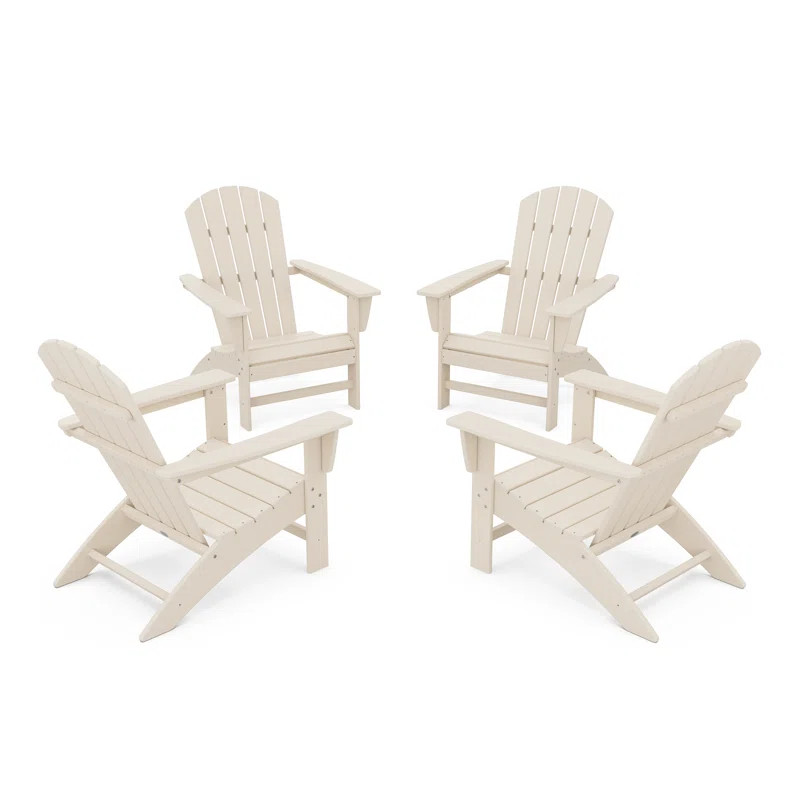 Nautical 4-Piece Adirondack Conversation Set | Wayfair North America