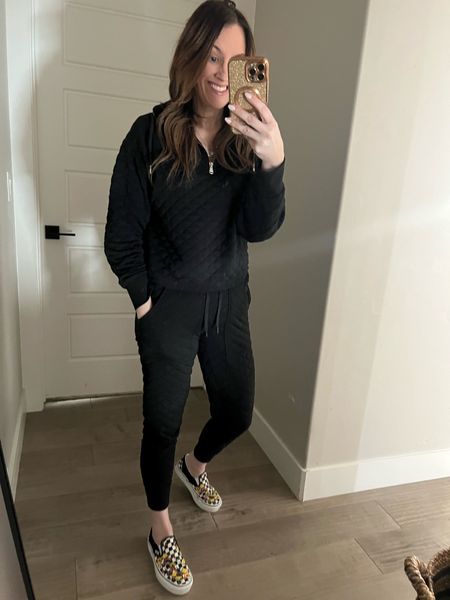 👋 Hey there fashionistas! 👋 Just had to share my latest OOTD with you all - this quilted set from Dicks is giving me LIFE! 😍 The slim-fit joggers and slightly cropped top are seriously flattering, and the black color is so versatile. Perfect for casual errands, working from home, or even a quick gym sesh. 🏋️‍♀️ Paired with some slip-on Vans for an effortless athleisure vibe. Who else is loving the cozy yet chic look of jogger sets lately? 🙋‍♀️ #ootd #joggerset #athleisure #quilted #casualstyle #everydayoutfit 🌟 PS - follow me on @shop.LTK to shop this post and get exclusive app-only content! #liketkit #LTKstyletip #LTKunder50 #LTKfit


#LTKfit #LTKFind #LTKtravel