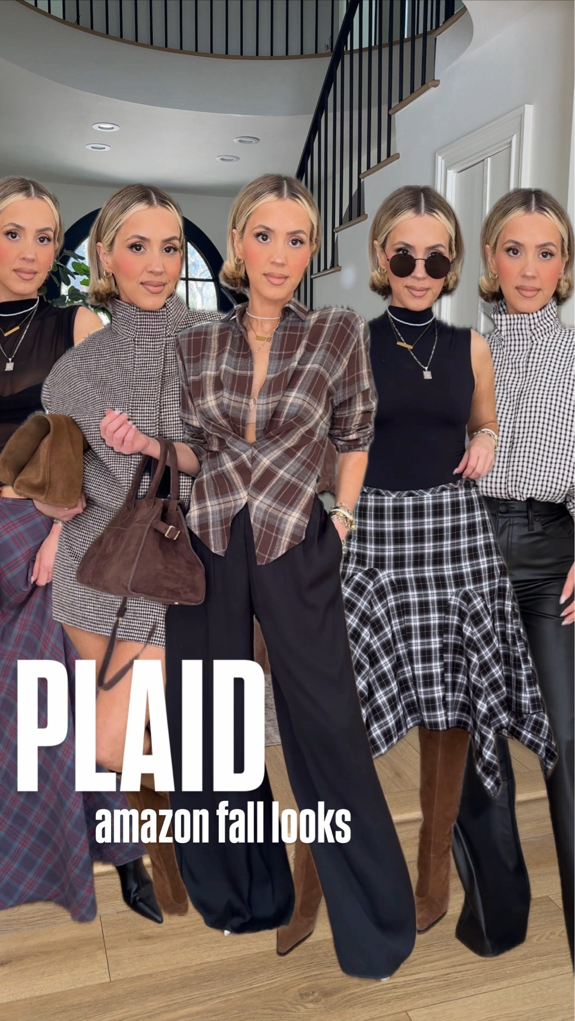 Plaid fall casually chic outfits 🤗💫🤎🖤 

Lmk if I’m missing anything my loves 💋

Wearing small
✔️Size 0 in @Express faux leather pants (size down they have a lot of stretch)
✔️Size XS in Zara flowy pants (1st look) 
✔️Small in everything else from Amazon

Casual chic fall outfits featuring one of the season’s most timeless prints: plaid. 🍂 From plaid jackets and skirts to lightweight layers and elevated everyday basics, these fall outfit ideas are easy, wearable, and perfect for transitioning into cooler weather. Think classic plaid prints, chic layering pieces, flattering silhouettes, and versatile fall staples you can mix and match all season. These Amazon fall fashion finds are giving effortless, polished fall style without trying too hard.

#LTKgrwm #LTKNYFW #LTKU