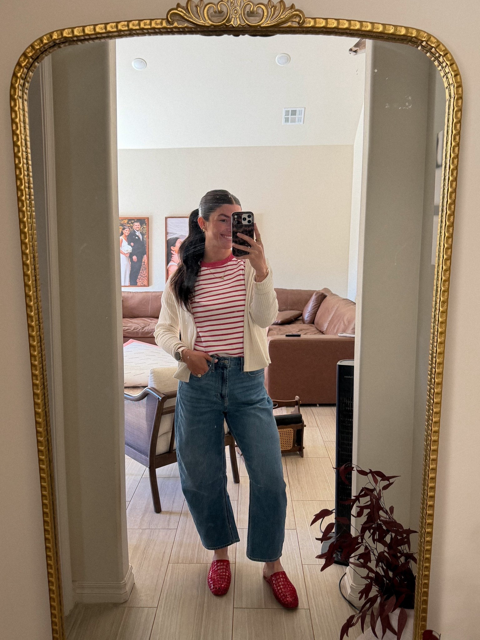 old navy head to toe! 
cardigan is old navy, but thrifted! Linked similar! 

#LTKgrwm #LTKMothersDay #LTKdayinmylife