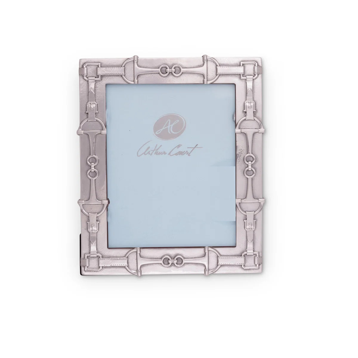 Equestrian Silver Metal Embossed Picture Frame | Wayfair North America