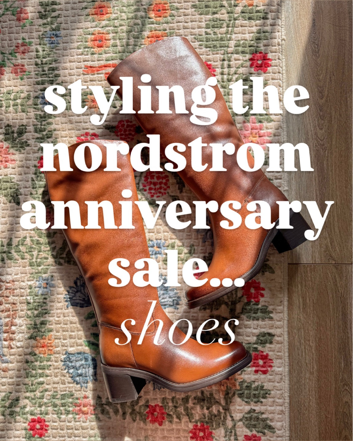 styling some of the nordstrom
anniversary sale shoes! riding boots, new balance sneakers suede boots & flats.

leather boots run snug, i sized up 1/2

suede boots (both) tts, relaxed fit 

steve madden flats, tts

new balance sneakers tts

#LTKSeasonal #LTKSaleAlert #LTKootd