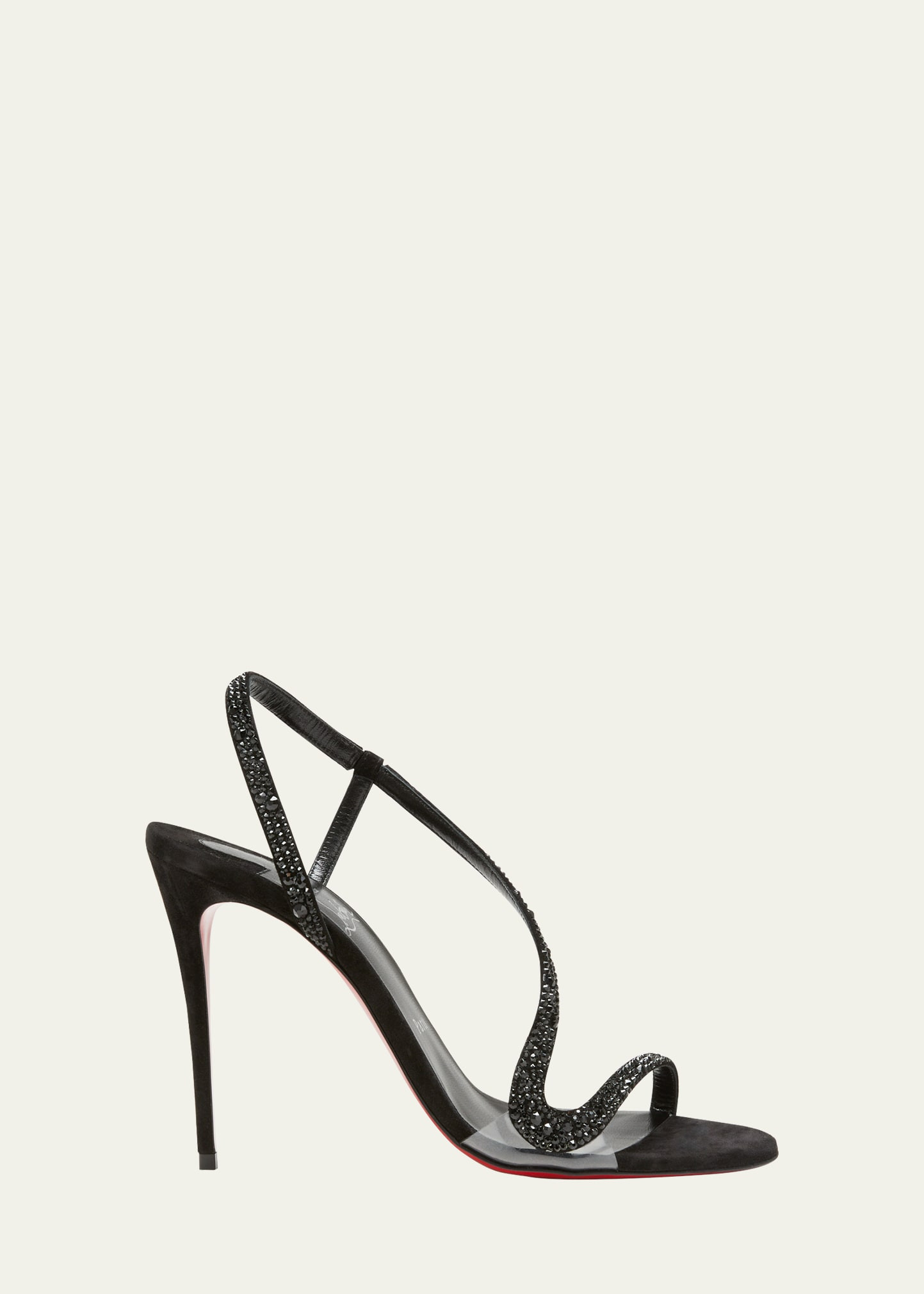 Rosalie Strass Red Sole Stiletto Sandals | Bergdorf Goodman