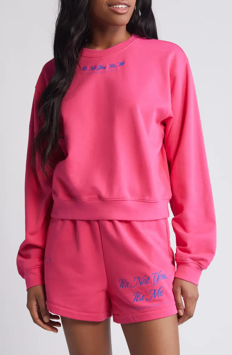 THE MAYFAIR GROUP It's Not You Crop Crewneck Sweatshirt | Nordstromrack | Nordstrom Rack