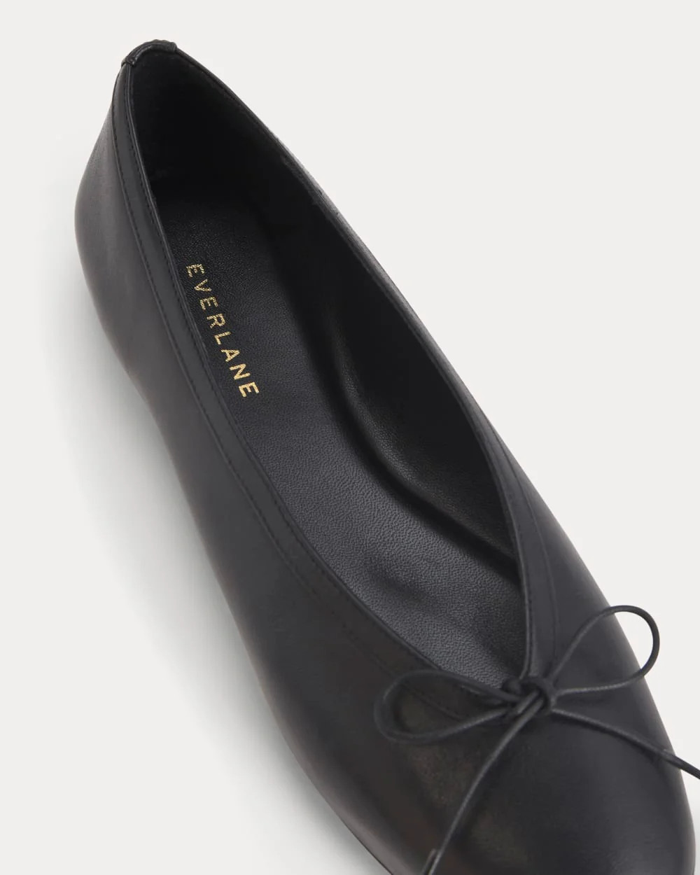 Made in Italy Ballet Flat | Black Leather | Everlane