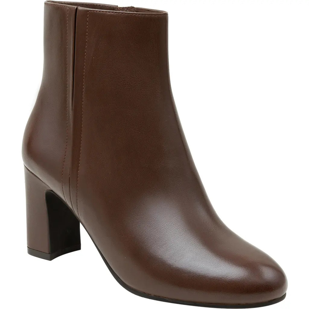 Linea Paolo Wylda Bootie in Chocolate Brown at Nordstrom Rack, Size 9.5 | Nordstrom Rack