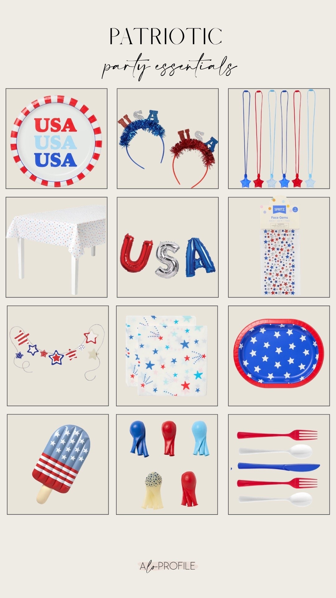 Americana Party Essentials 🇺🇸⭐️💙🍓target, target finds, 4th of July, 4th of July decor, 4th of July hosting essentials, party decor, summer decor, Independence Day, Independence Day decor, USA party decor, target Fourth of July decor
