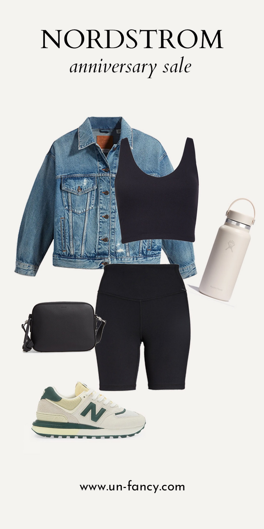 Casual, athleisure fit from the NSale. That denim jacket from Levi’s is perfectly oversized. 👌🏼

#LTKunder100 #LTKxNSale #LTKFind