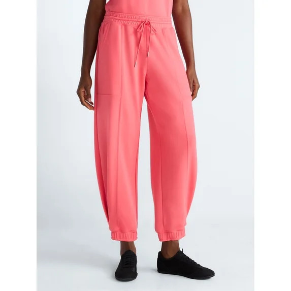 Scoop Women's and Women's Plus New Scubaknit Barrel Pants, Sizes XS-4X | Walmart (US)