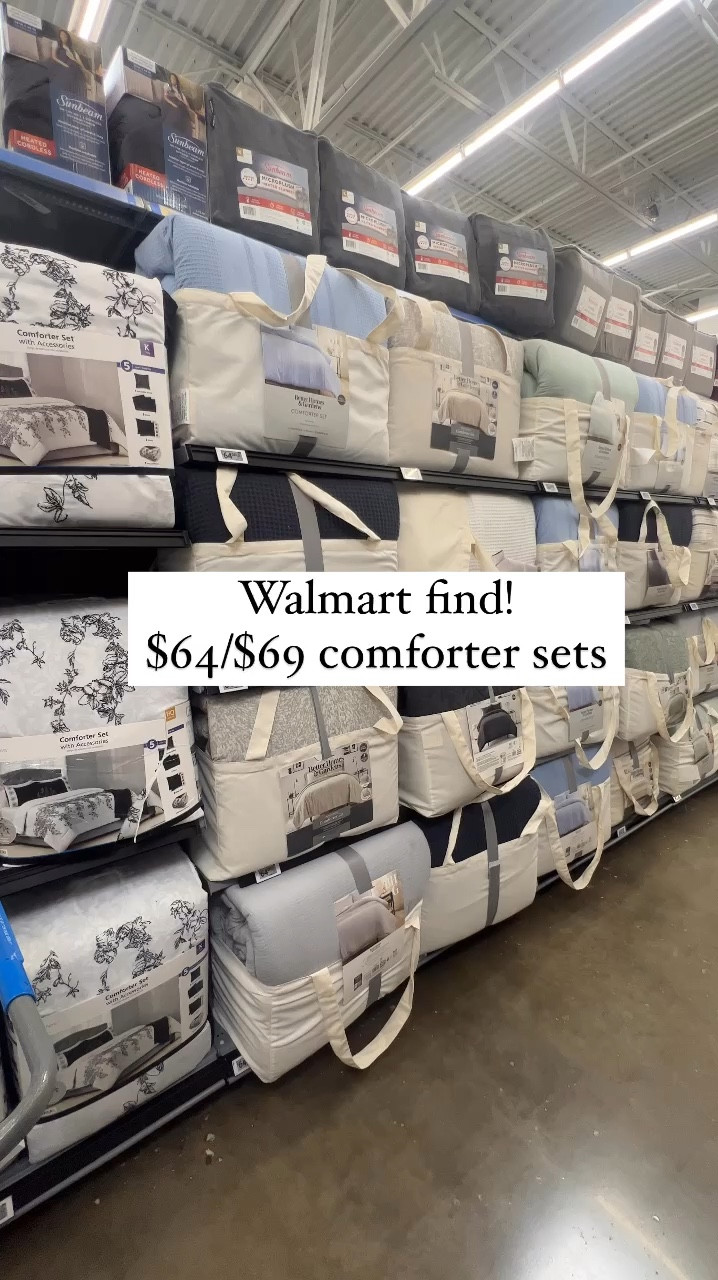 Quality, affordable comforter sets! YES please! Designer look for less! #walmart 

#LTKVideo #LTKSeasonal #LTKHome