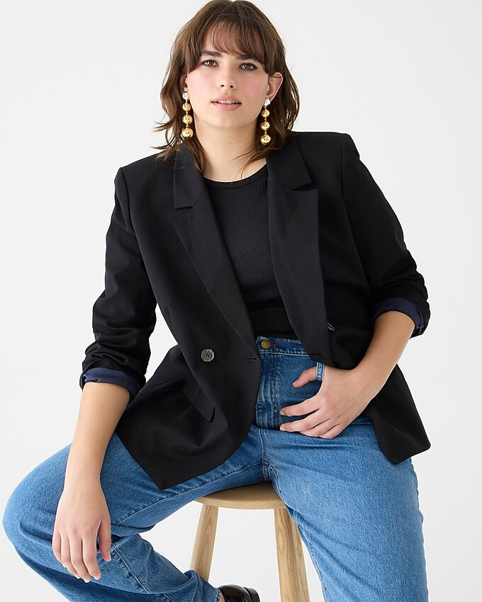 Devon blazer in bi-stretch cotton blend | J. Crew US