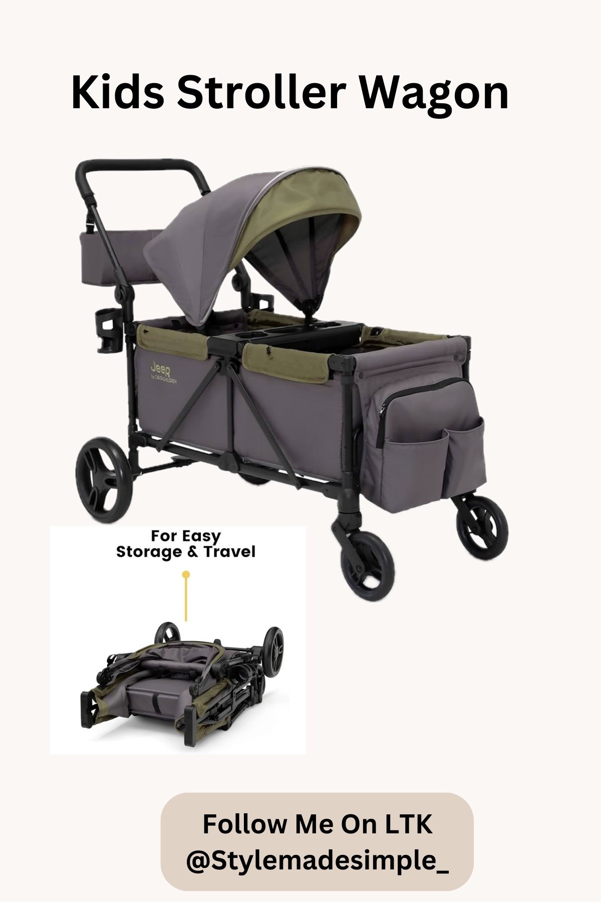 Kids foldable stroller

#LTKmomlife #LTKKids #LTKBaby