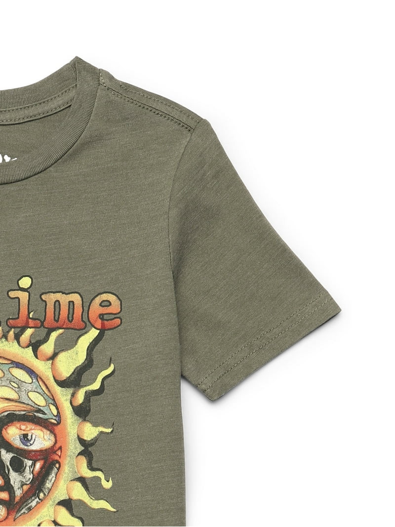 Sublime Boys Sun Logo Graphic Tee with Short Sleeves, Sizes 4-18 - Walmart.com | Walmart (US)