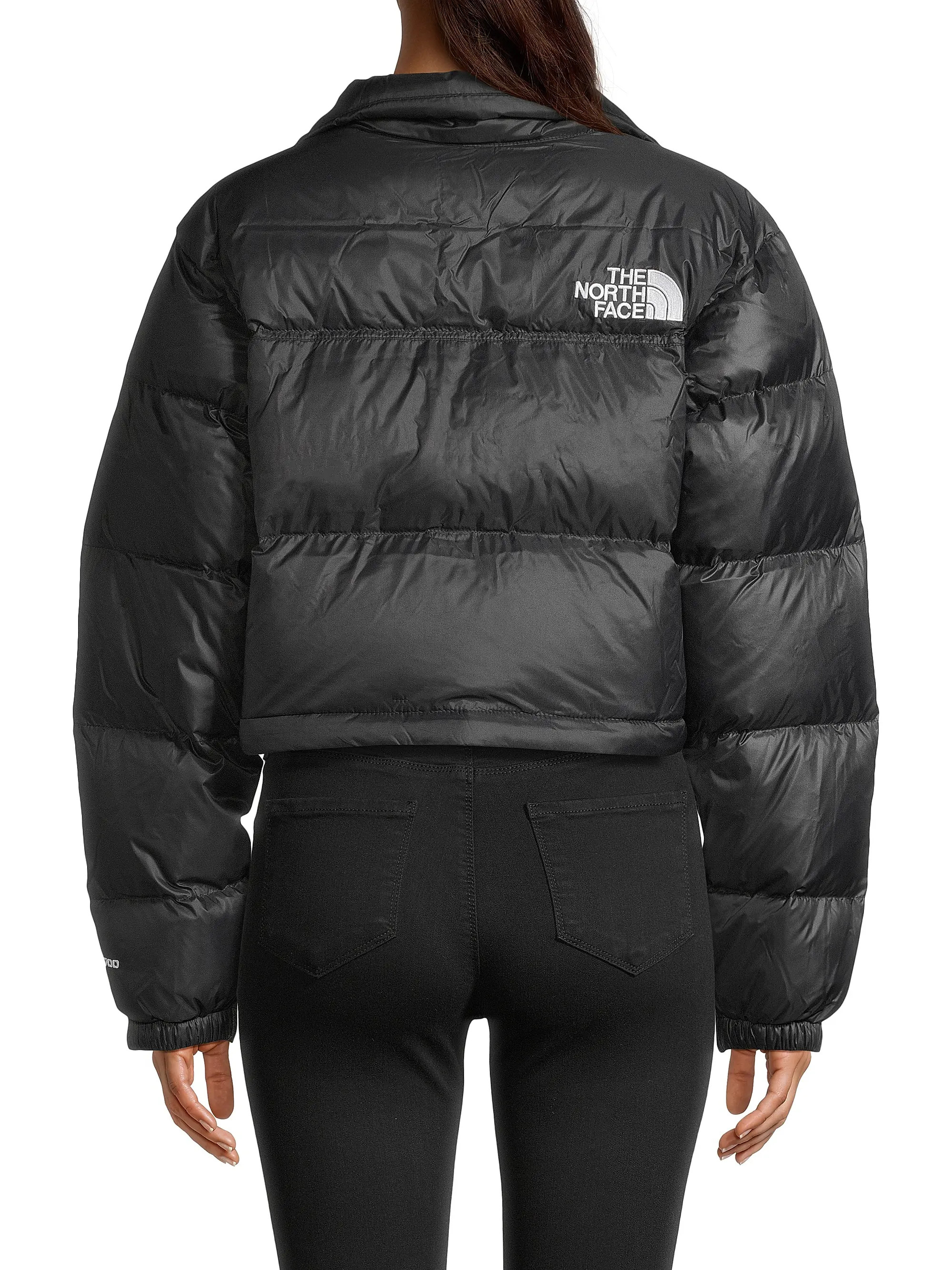 Nuptse Cropped Down Puffer Jacket | Saks Fifth Avenue