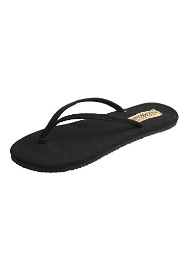 Flojos Women's Fiesta Flip-Flop, Black, 8 M US | Amazon (US)