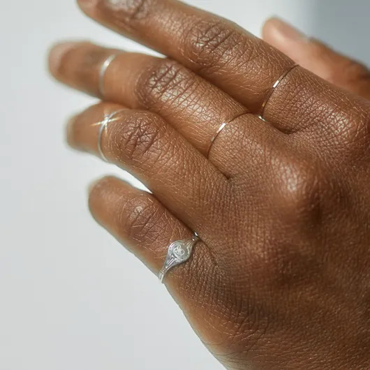 Baby Cygnet Ring, Silver | Catbird