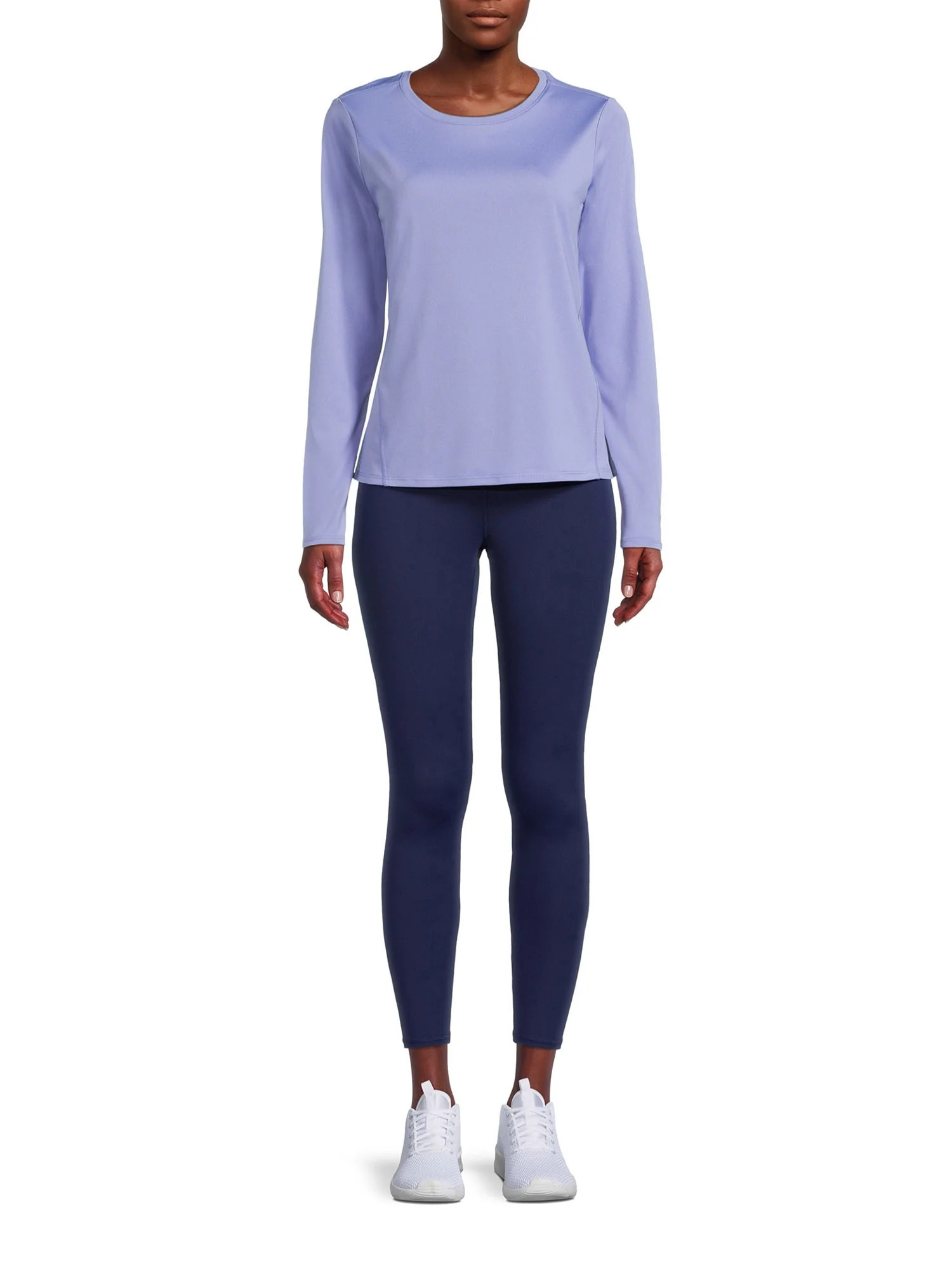 Athletic Works Women's Long Sleeve Tee and Leggings Set, 2-Piece - Walmart.com | Walmart (US)