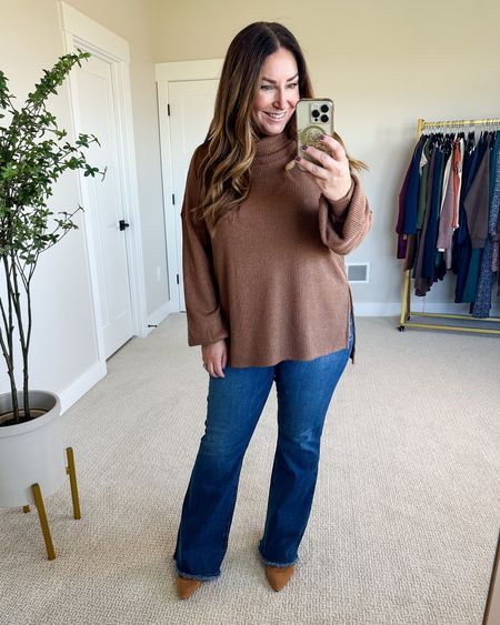 Fall outfit with tunic length sweater from Gibsonlook tts, L // bootcut jeans tts, 12

Use code RYANNE10 for 10% off sweater 

Fall outfit, brown sweater, tunic sweater, cowl neck sweater 

#LTKover40 #LTKSeasonal #LTKmidsize