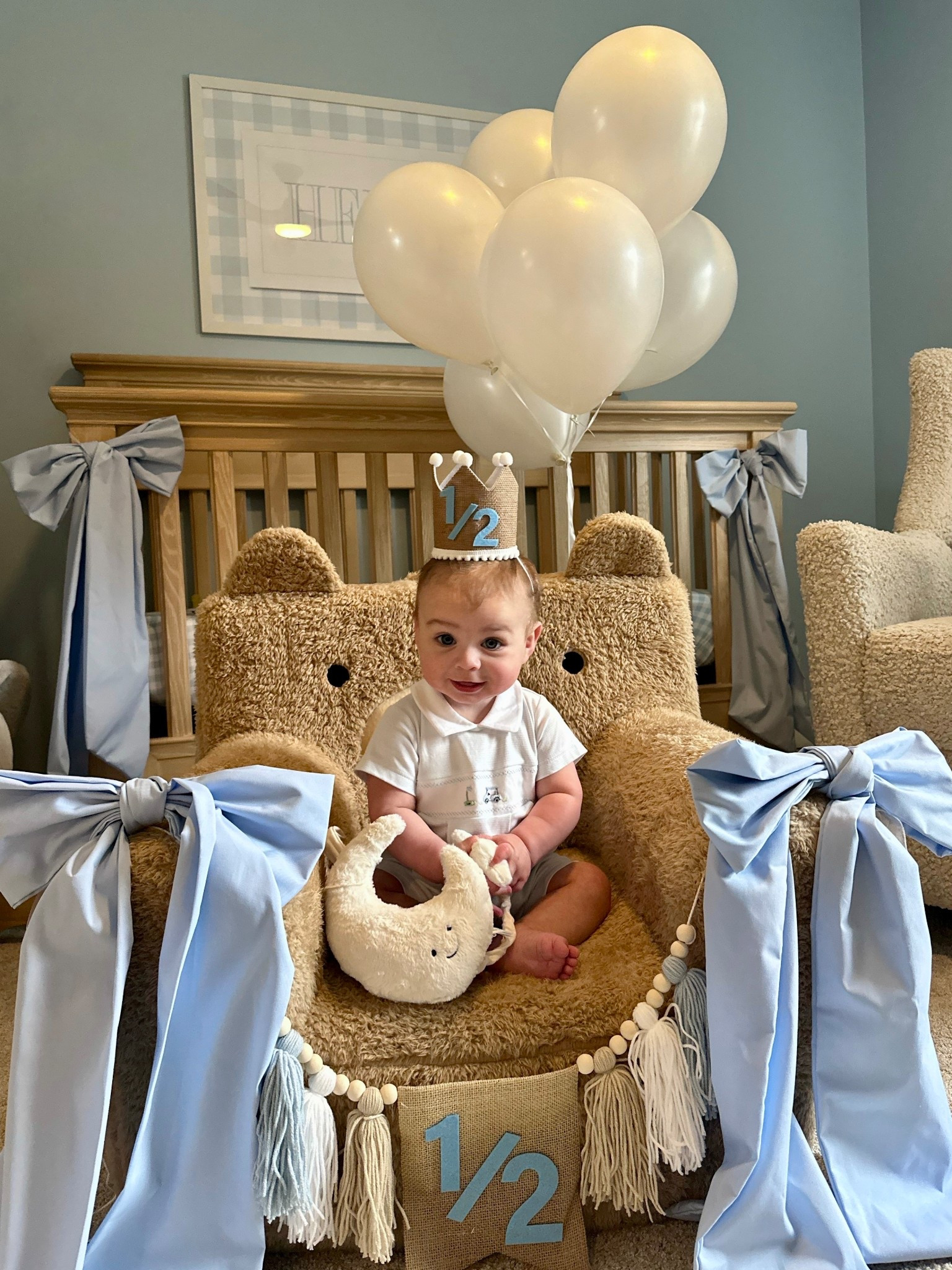 Happy 1/2 Birthday to my little Prince. Big 6 Months Already 🤍👑🤍

#LTKBaby #LTKKids #LTKmomlife