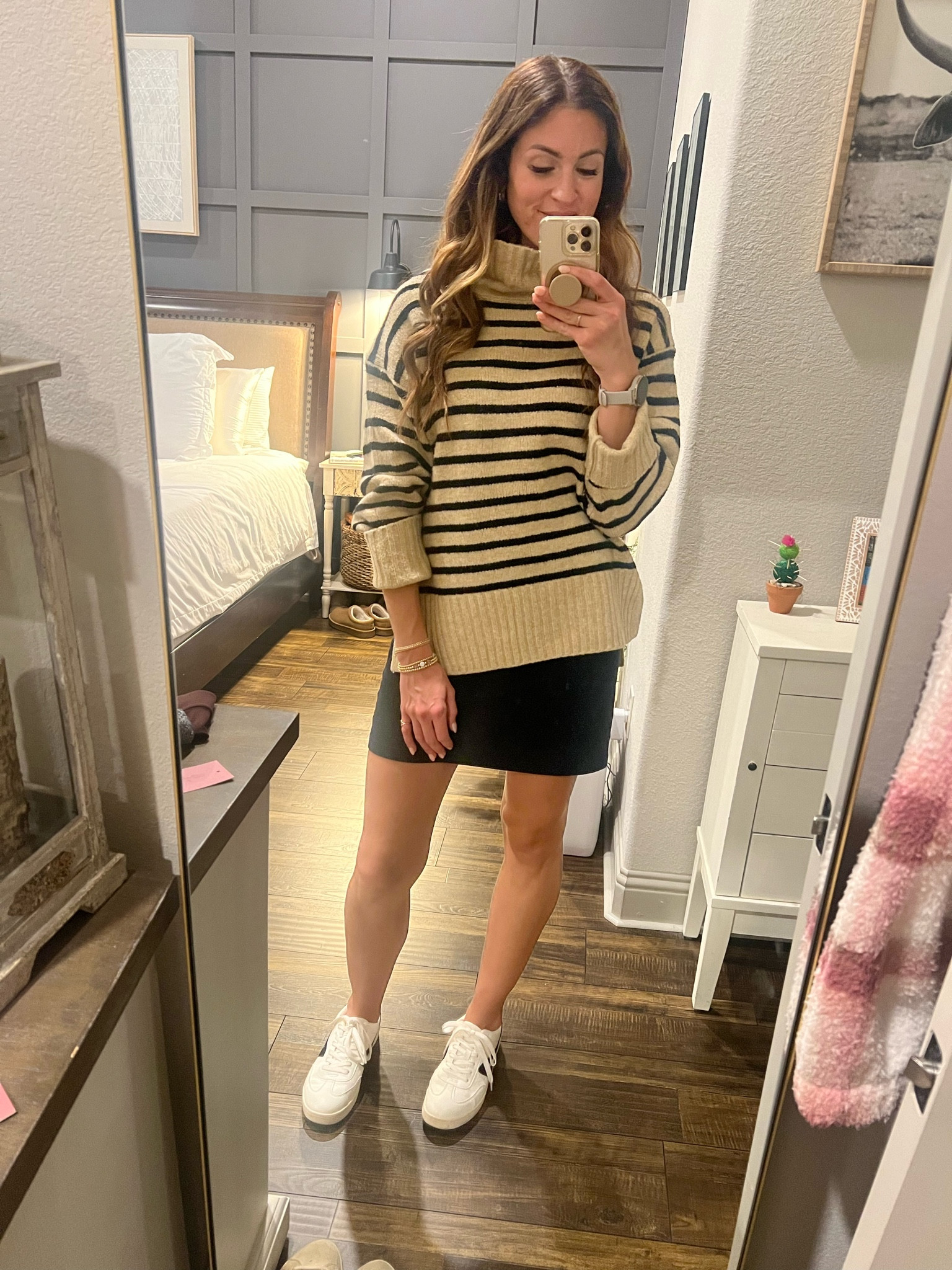 Loving this sweater for layering into the cooler months! I sized up one for a loose fit

#LTKFindsUnder50 #LTKWorkwear #LTKStyleTip